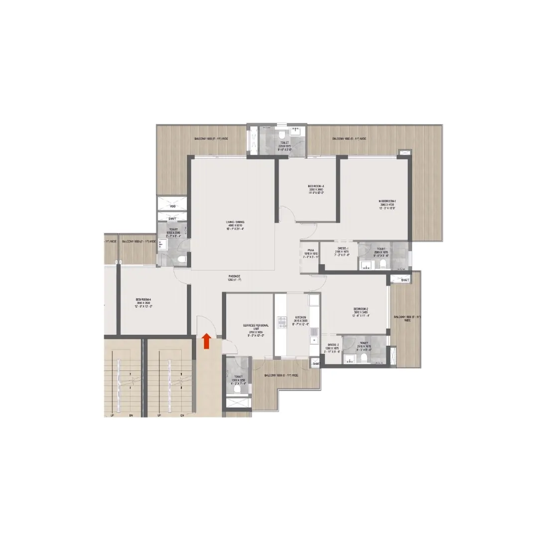 4BHK+SPR