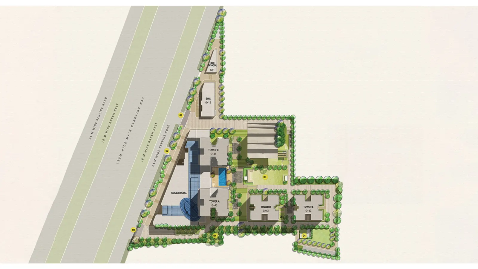 Hero Homes The Palatial master plan