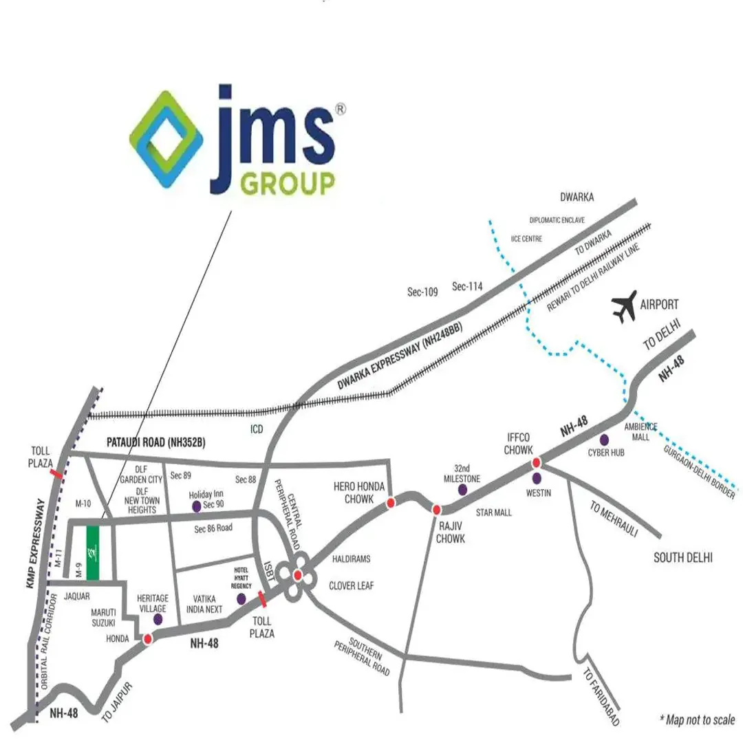 JMS The Majestic location map