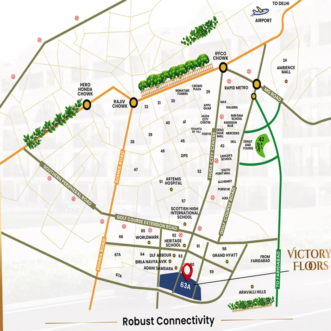 Laburnum Victory Floors 63A location map