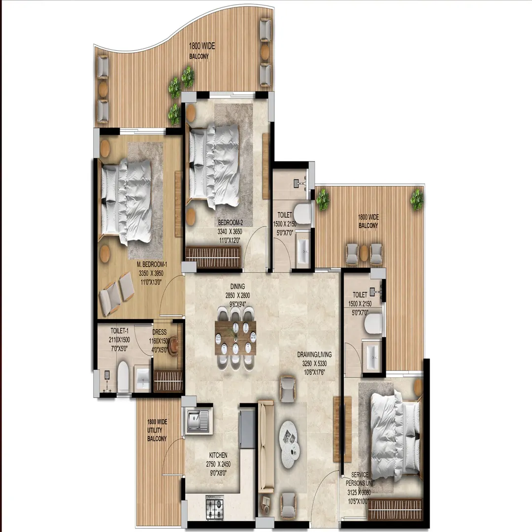 3BHK