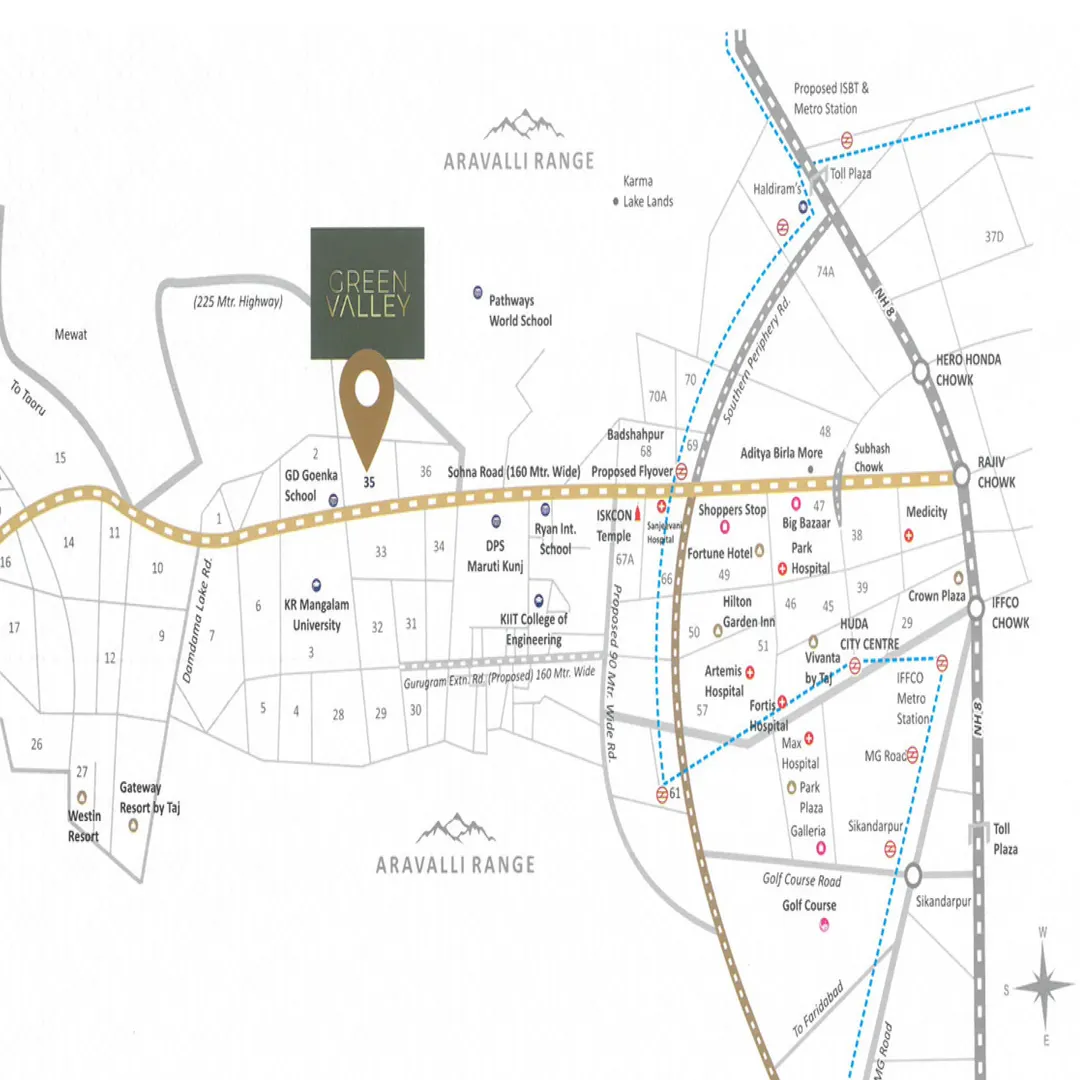 LID Green Valley location map