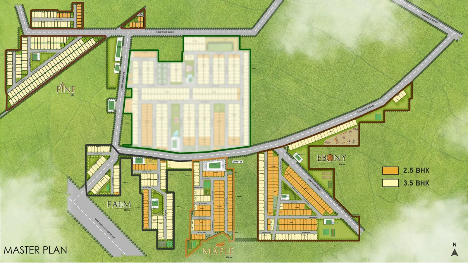 M3M Antalya Hills master plan