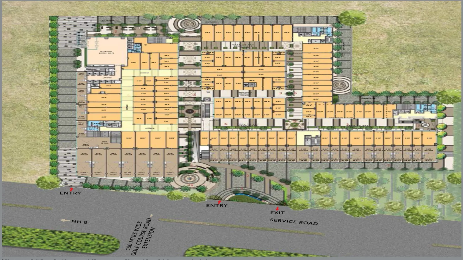 M3M Corner Walk master plan