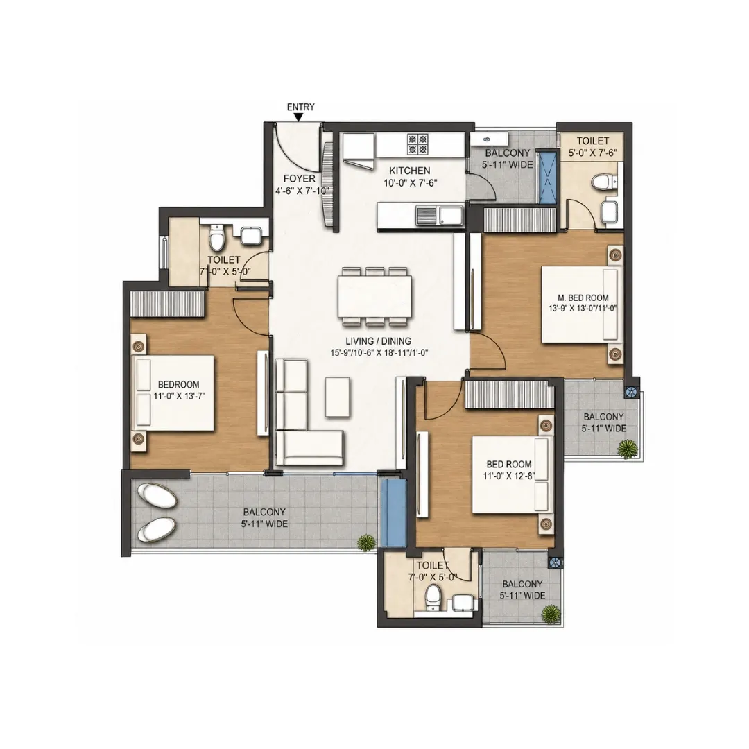 3 BHK