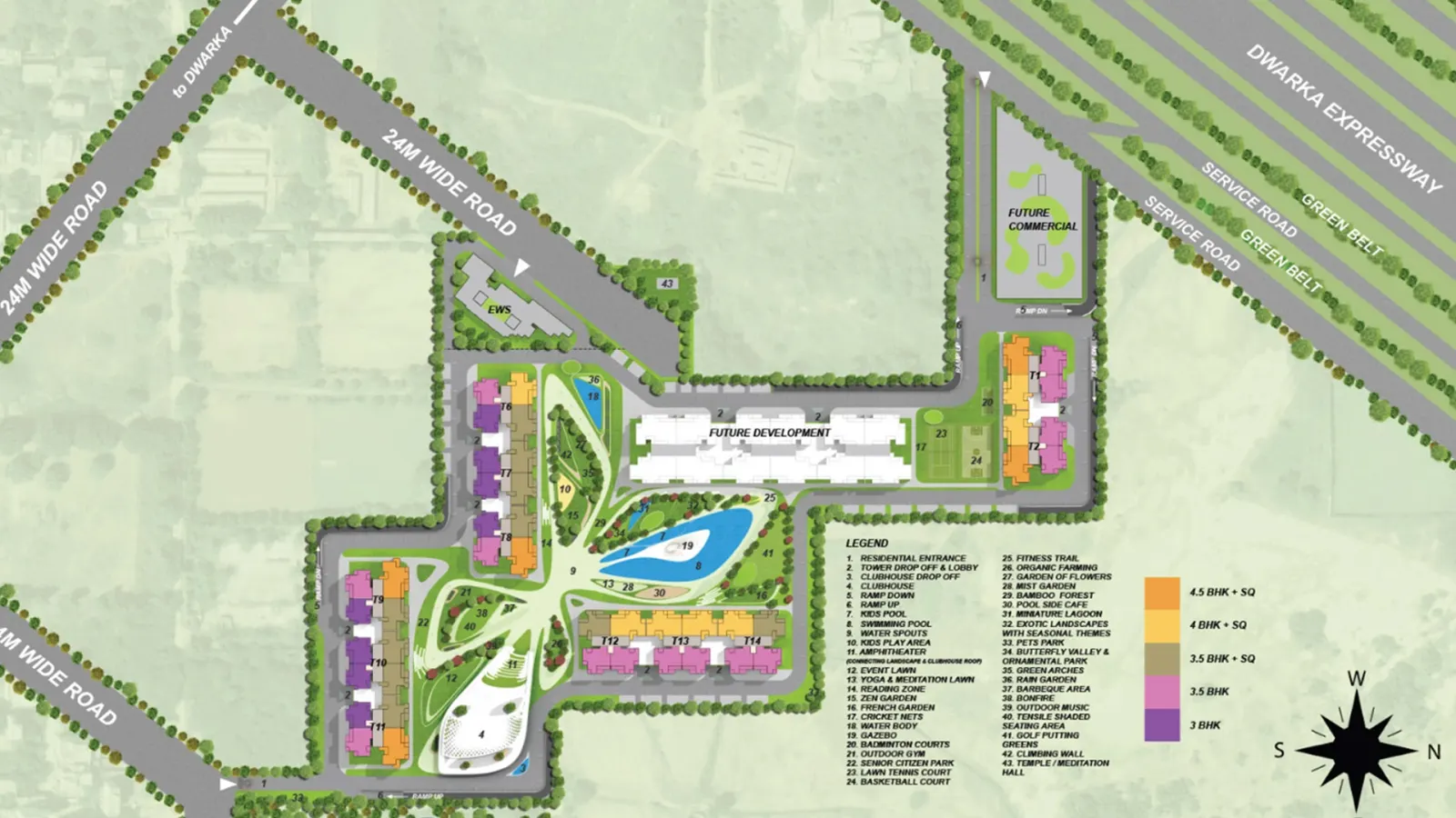 M3M Crown master plan