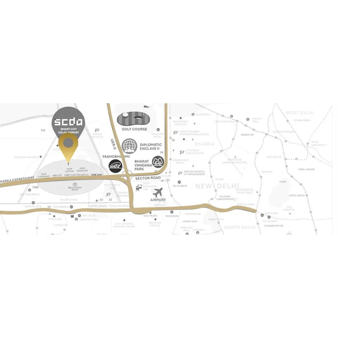 M3M Elie Saab location map