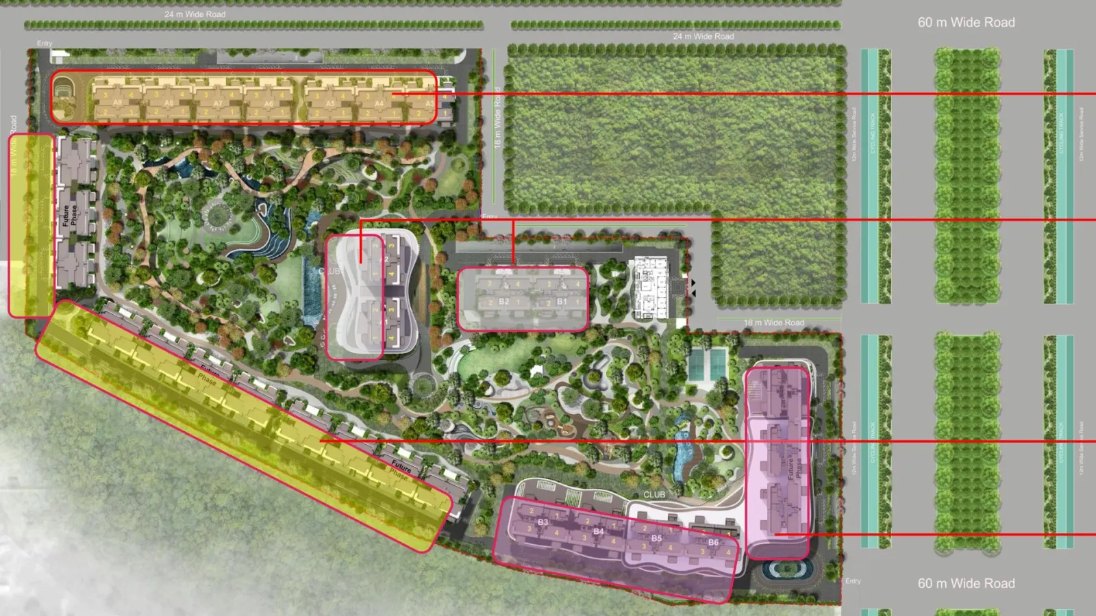 M3M Forestia West (GIC) master plan