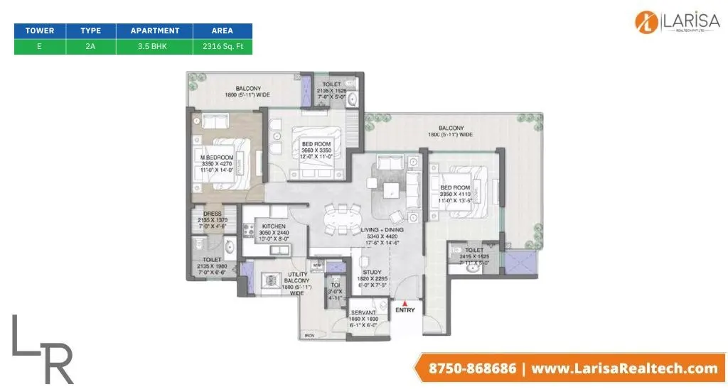 3BHK Type 2