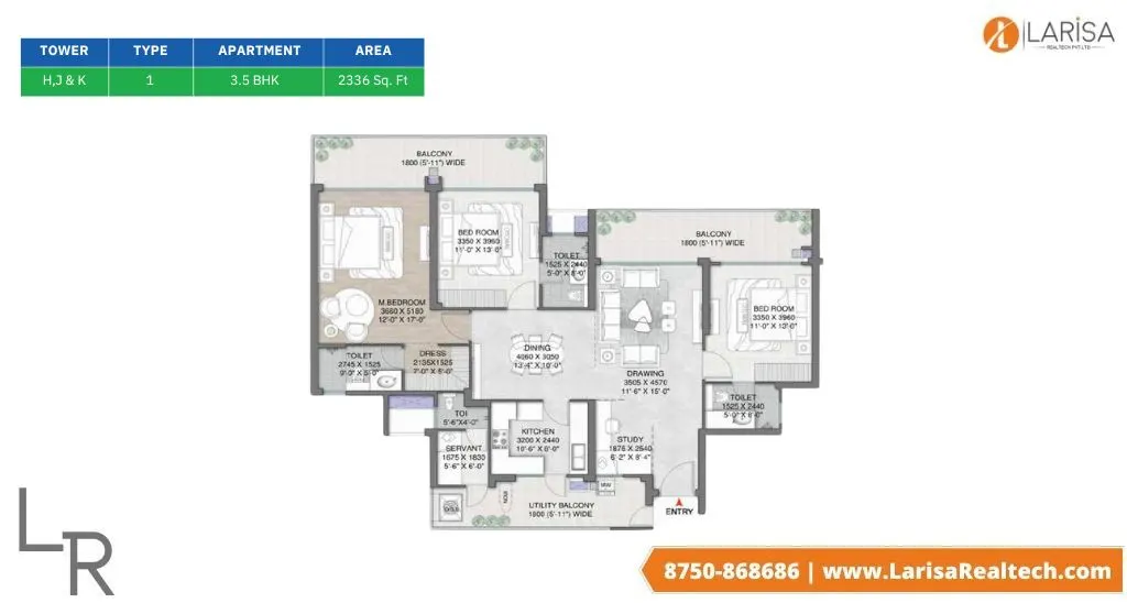 3BHK Type 3