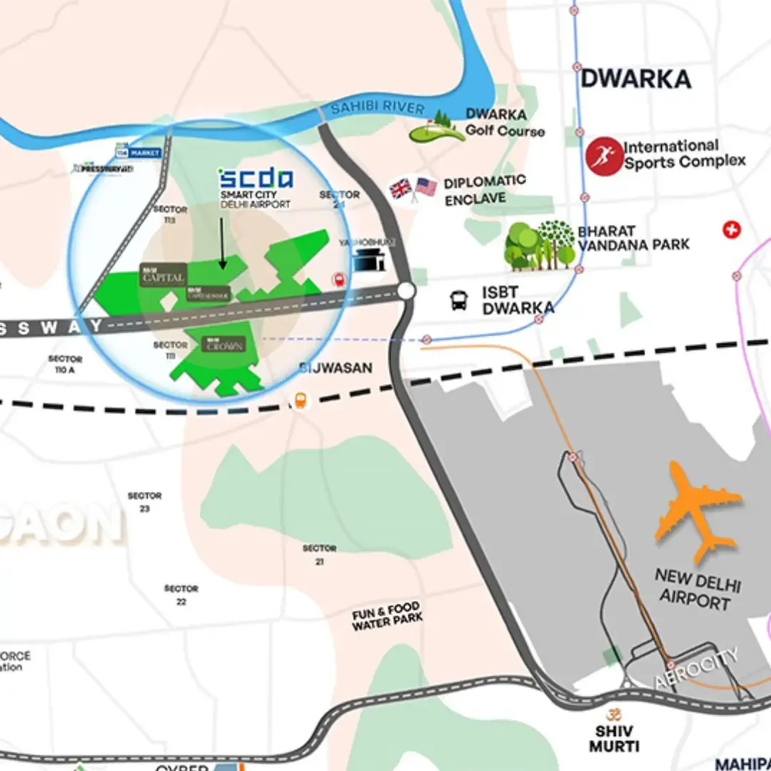 M3M Mansion location map