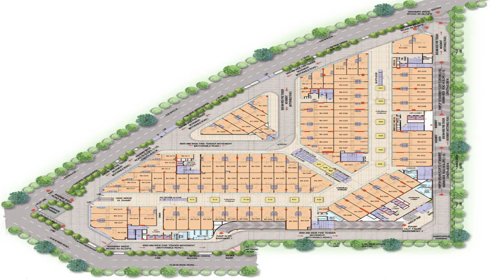 M3M Paragon 57 master plan