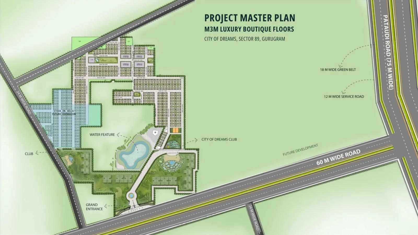 M3M Soulitude master plan