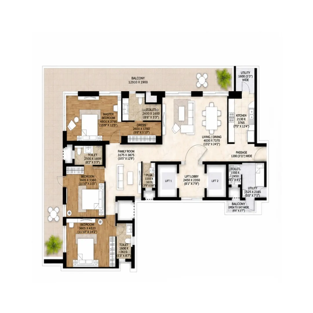 3BHK-A