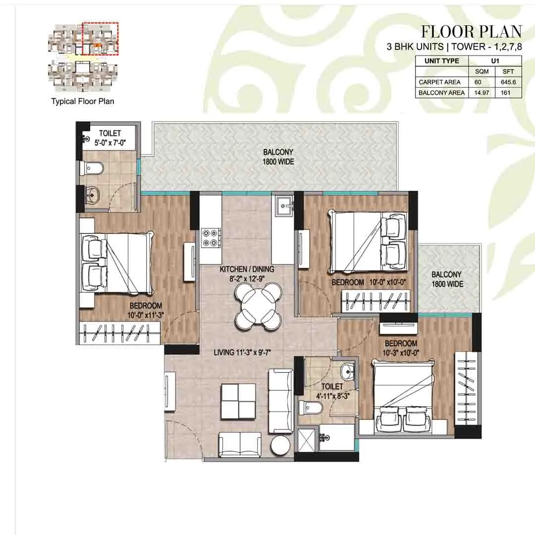 3BHK