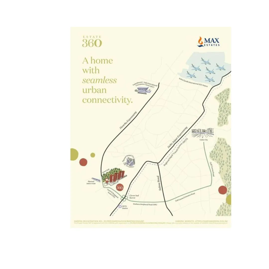 Max Estate 360 location map