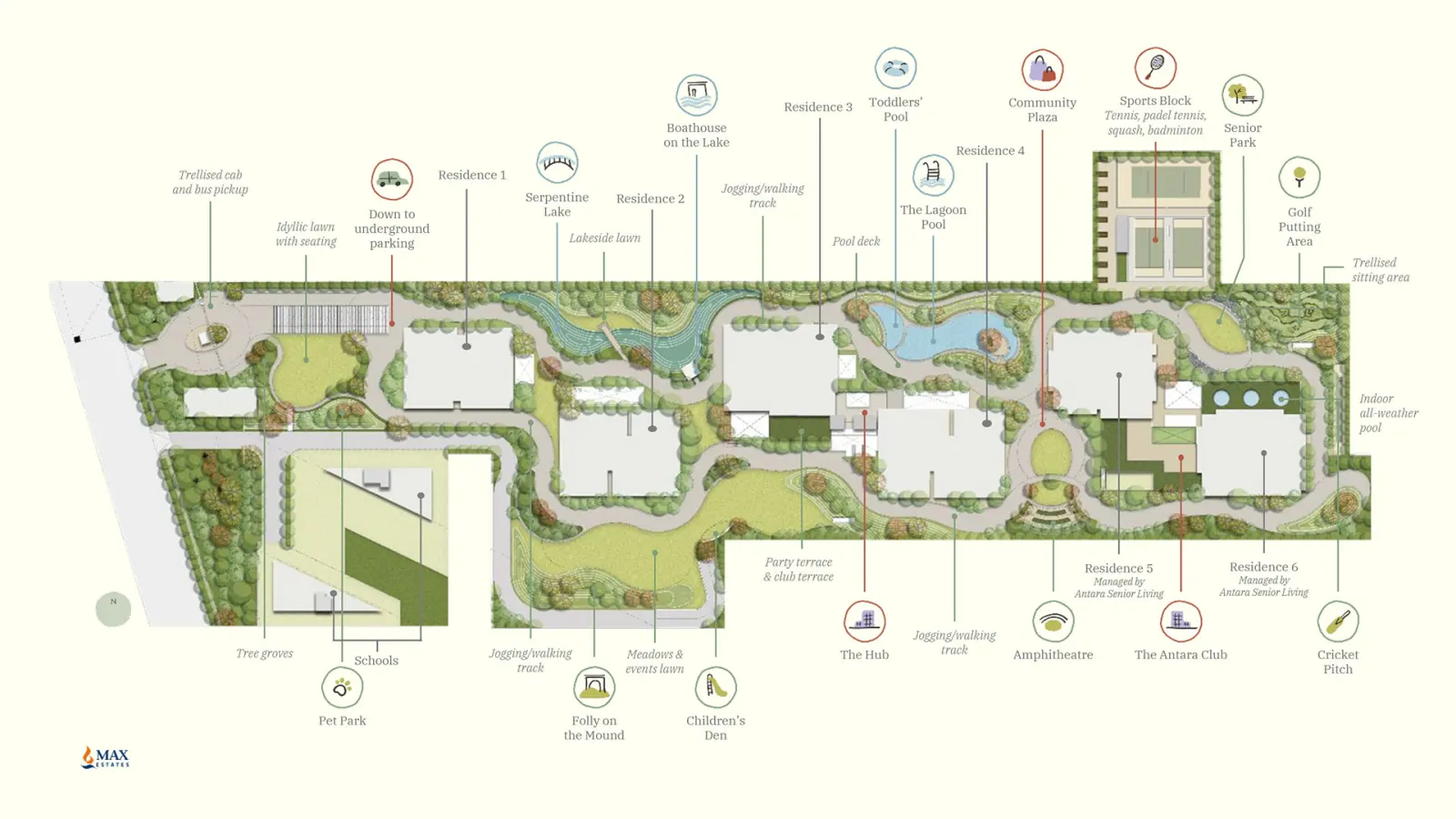 Max Estate 360 master plan