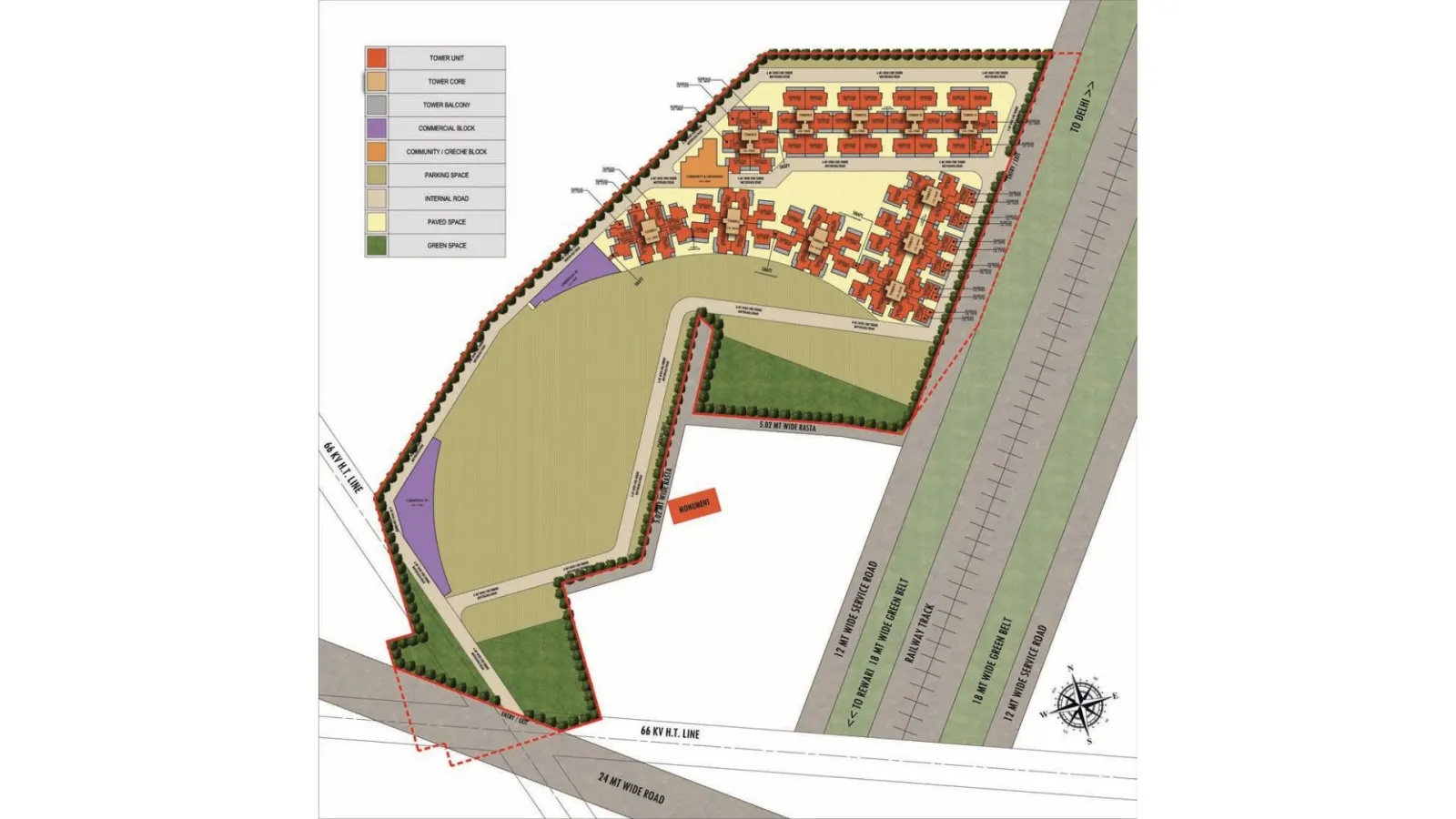 Millennium Diplomats Golf Link master plan