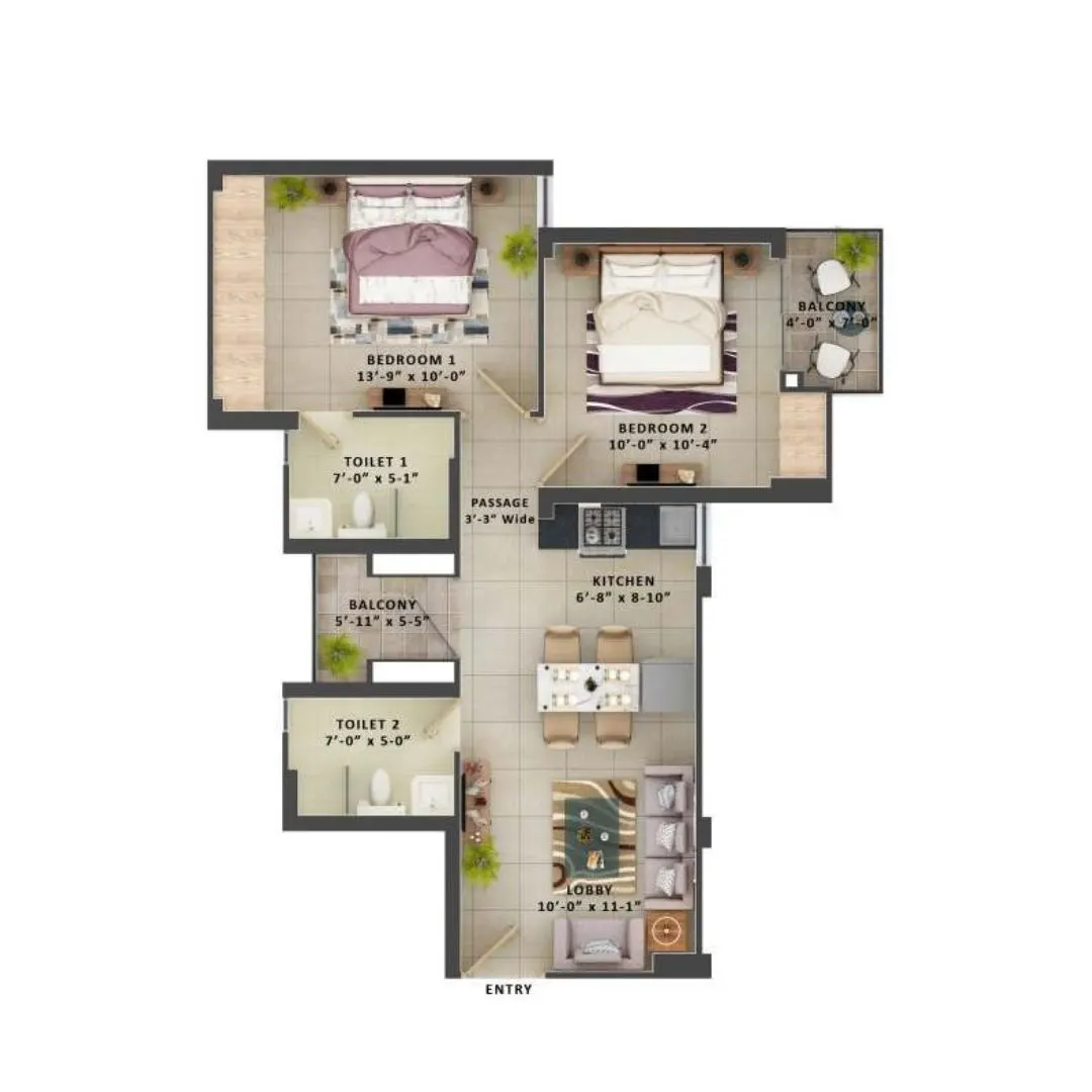 2BHK