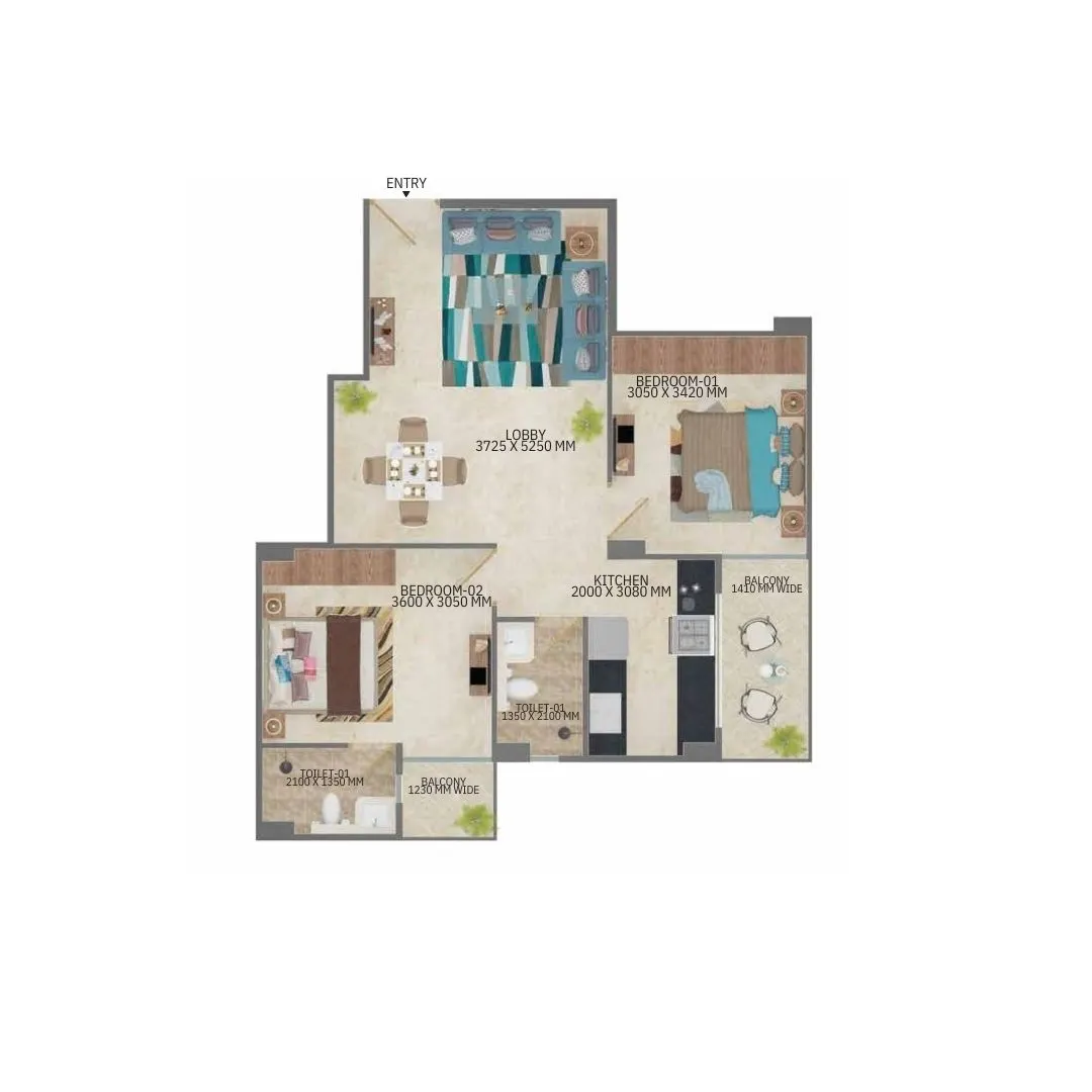 2BHK