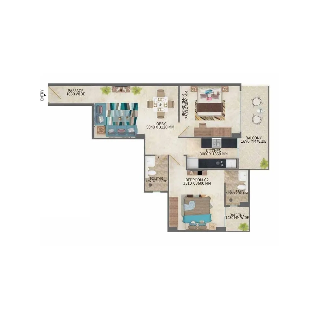 2BHK