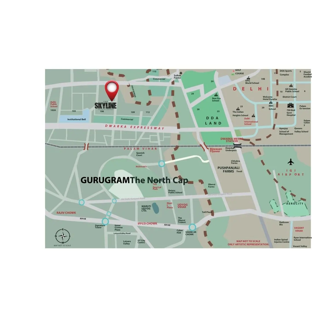 MRG World The Skyline location map