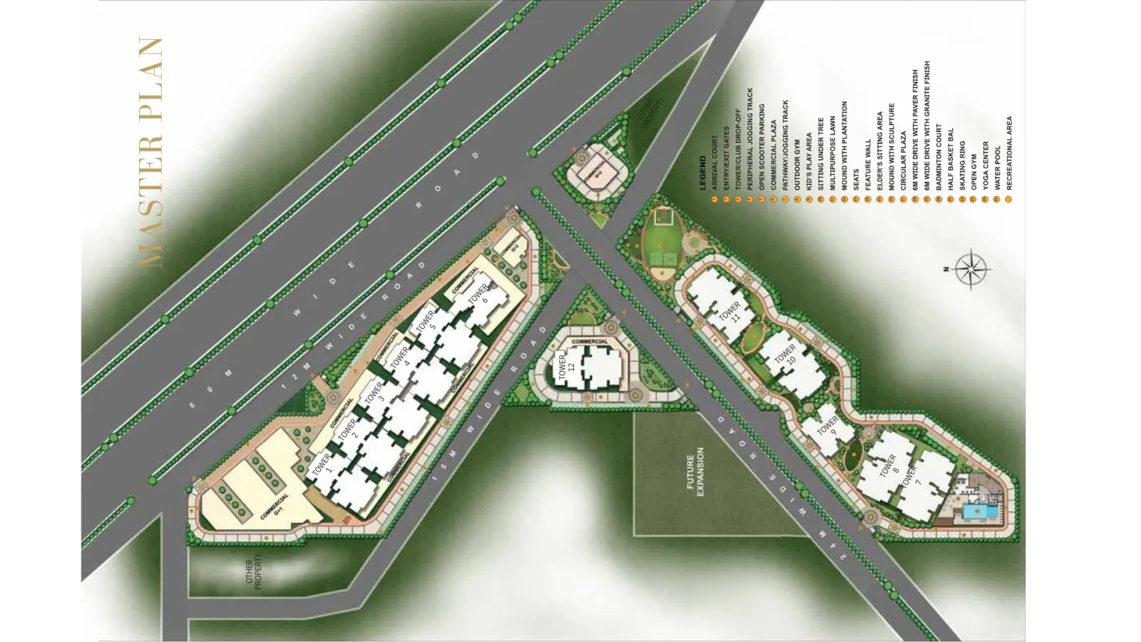 MRG World The Skyline master plan