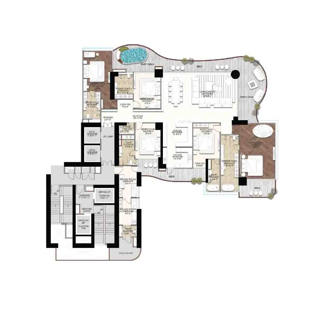 5BHK Duplex Ultra Luxury