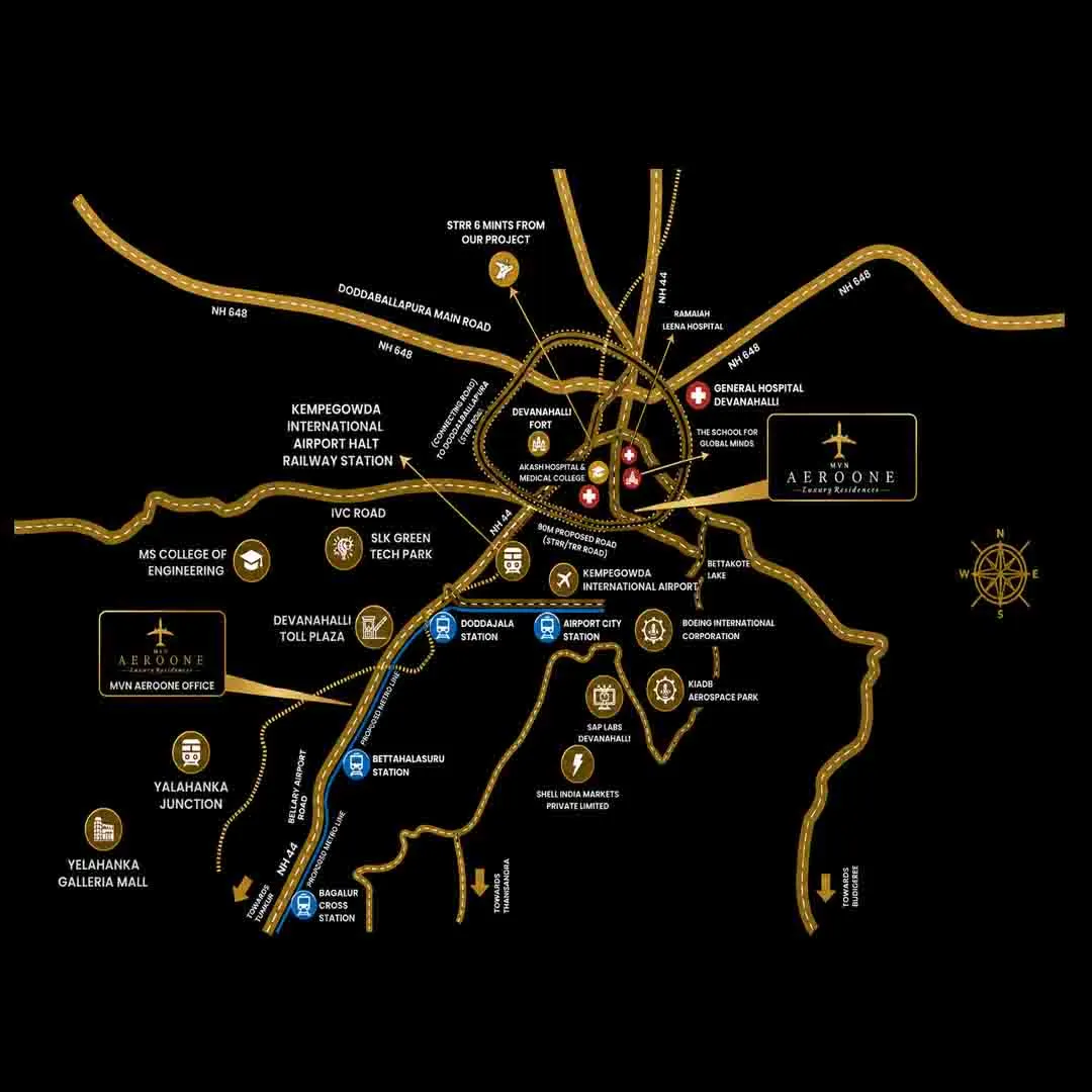 MVN Aero One location map