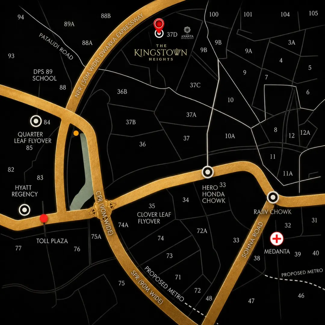 Navraj The Kingstown Heights location map