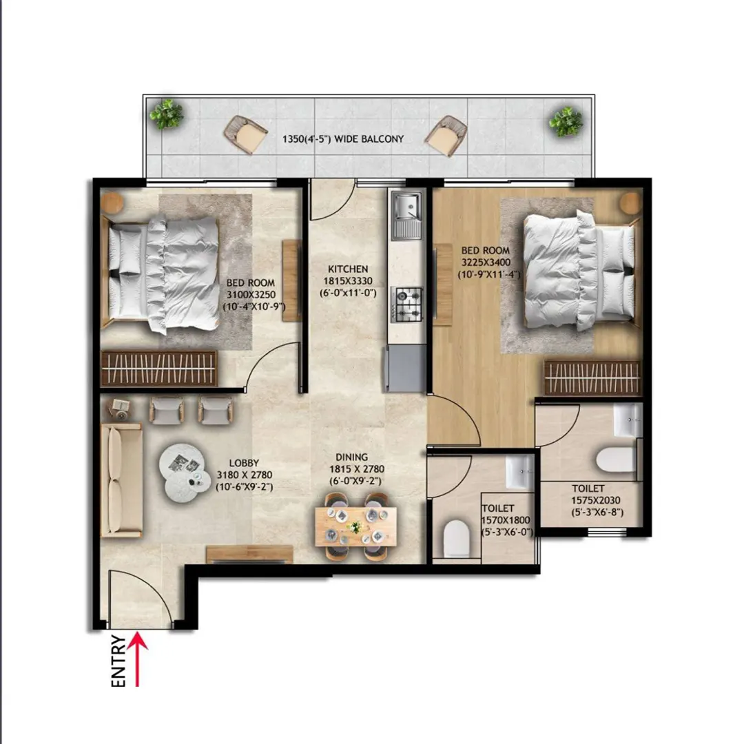 2BHK