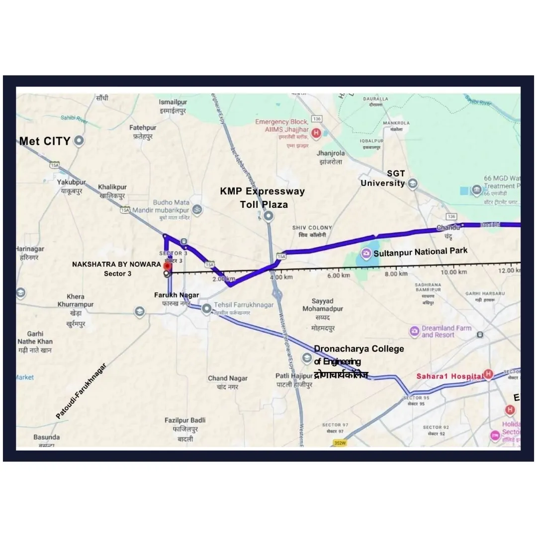 Nakshatra by Nowara location map