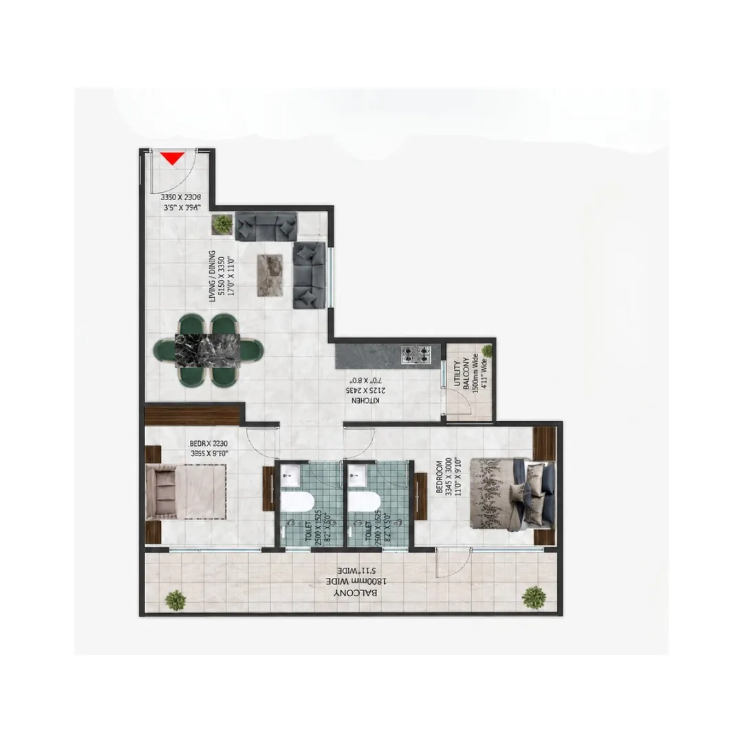 1BHK