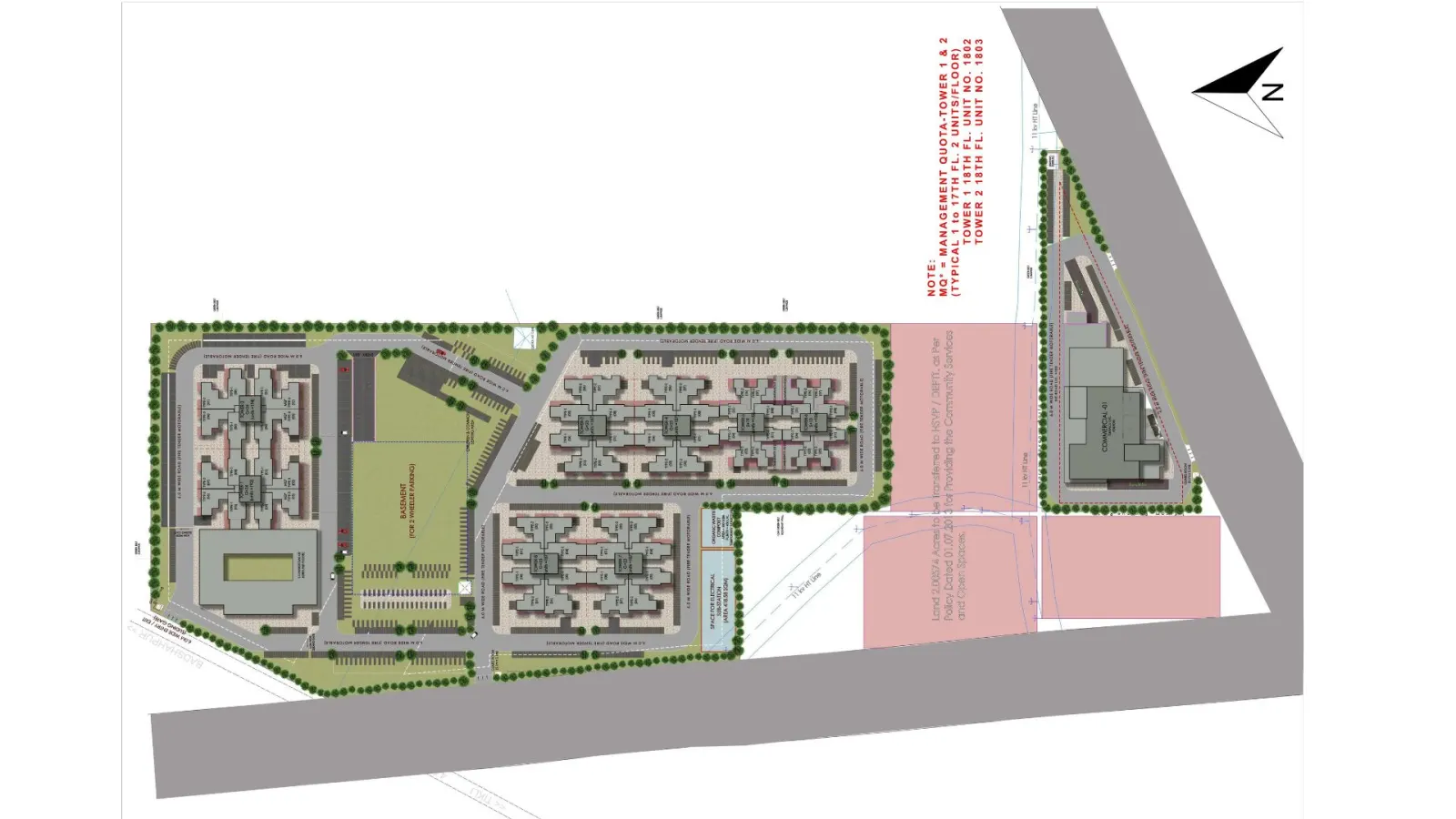 Pareena Hanu Residency master plan