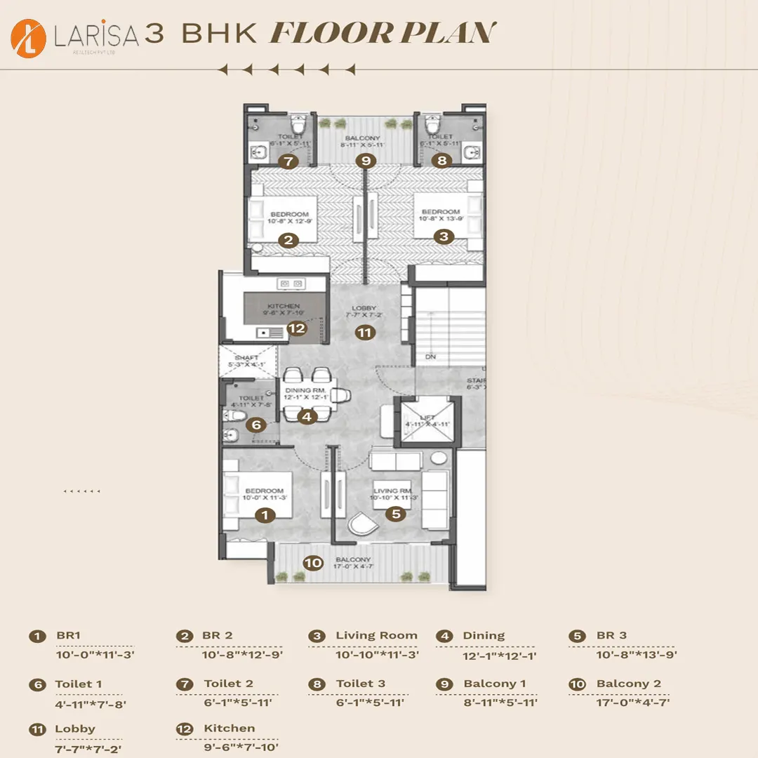 Prime Residences Sector 65 floor plan