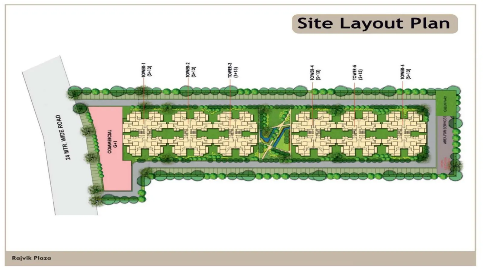 Rajvik Plaza master plan