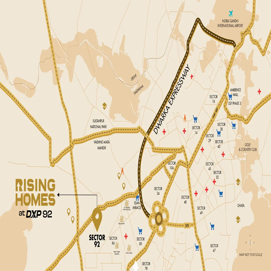 Rising Homes location map