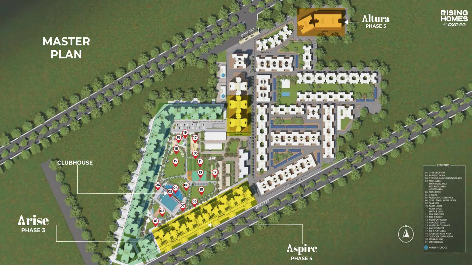 Rising Homes master plan