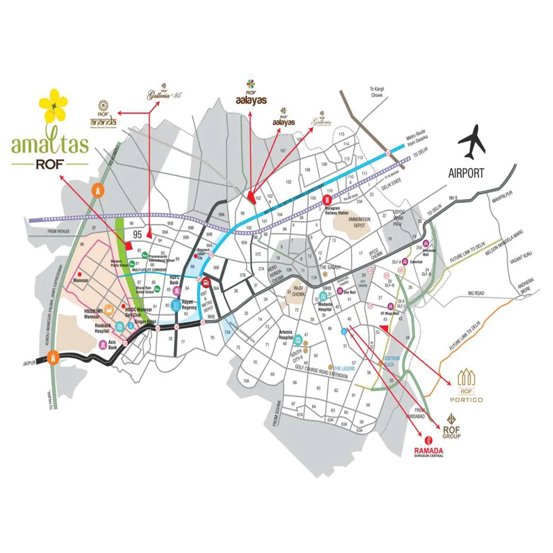 ROF Amaltas location map