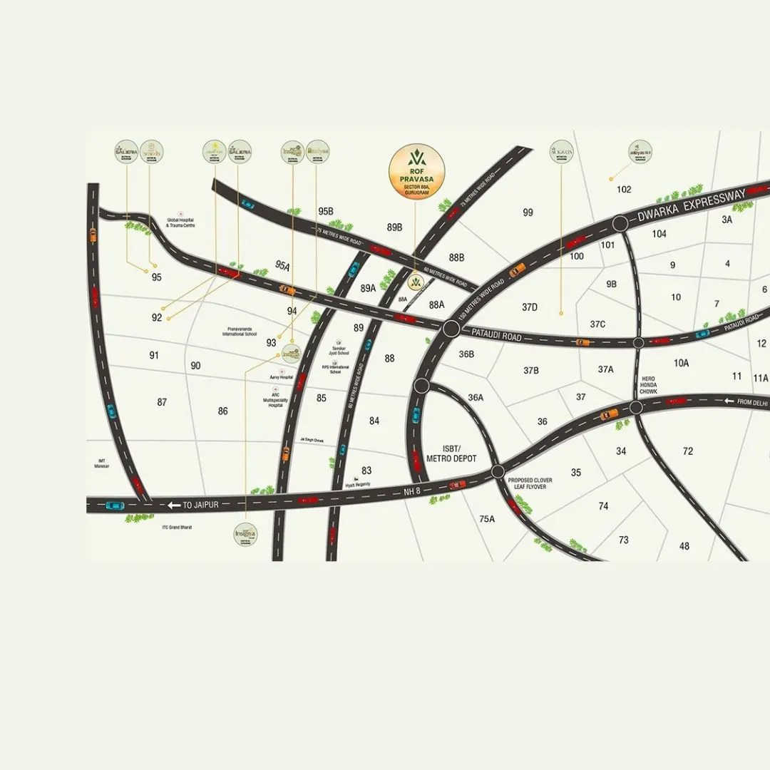 ROF Pravasa location map