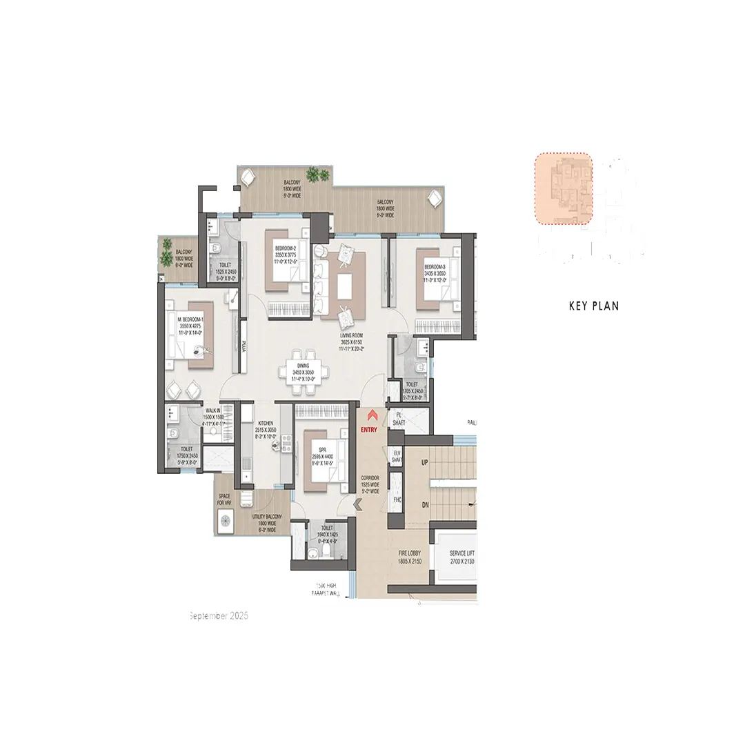3BHK