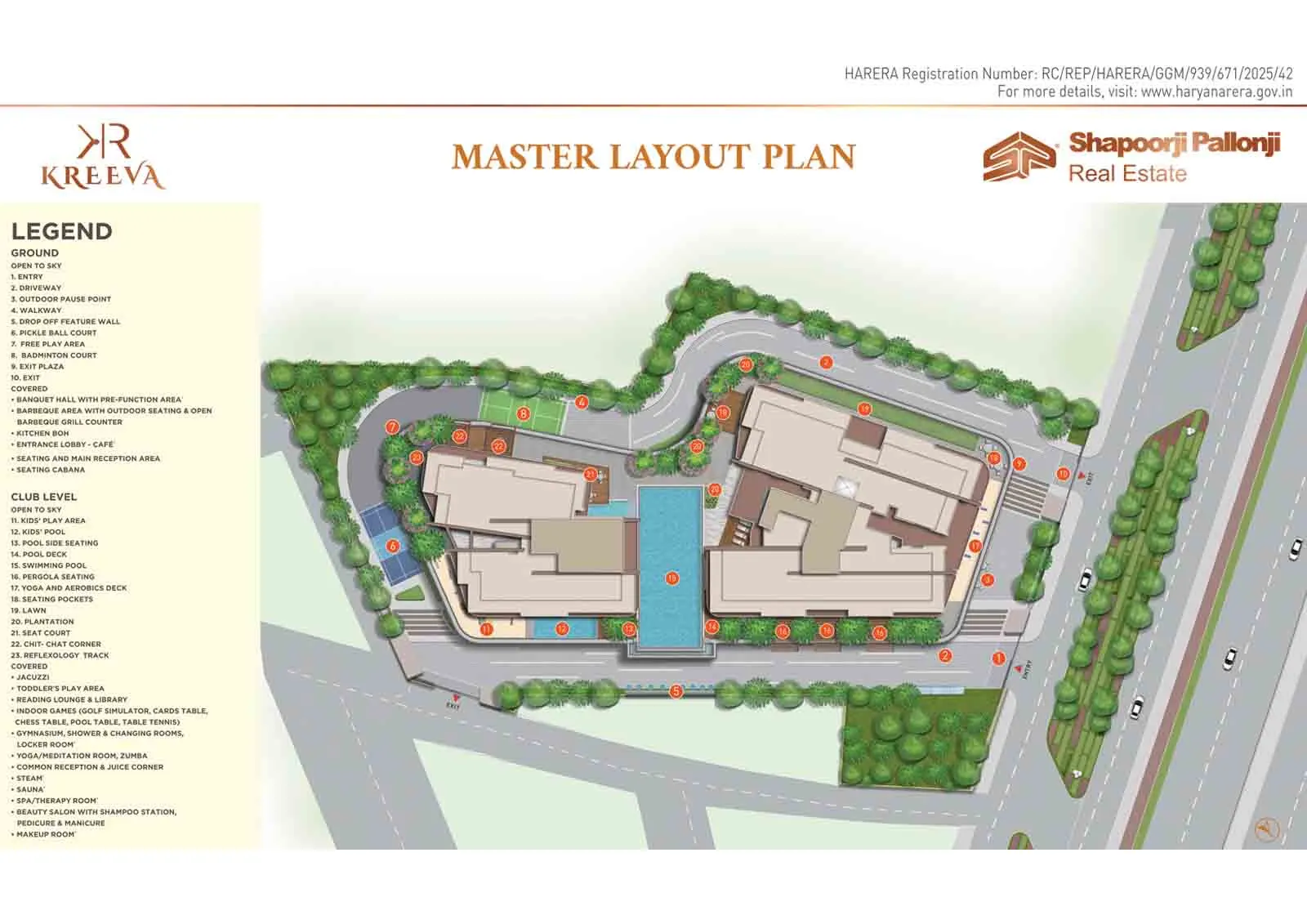 Shapoorji Pallonji The Dualis master plan