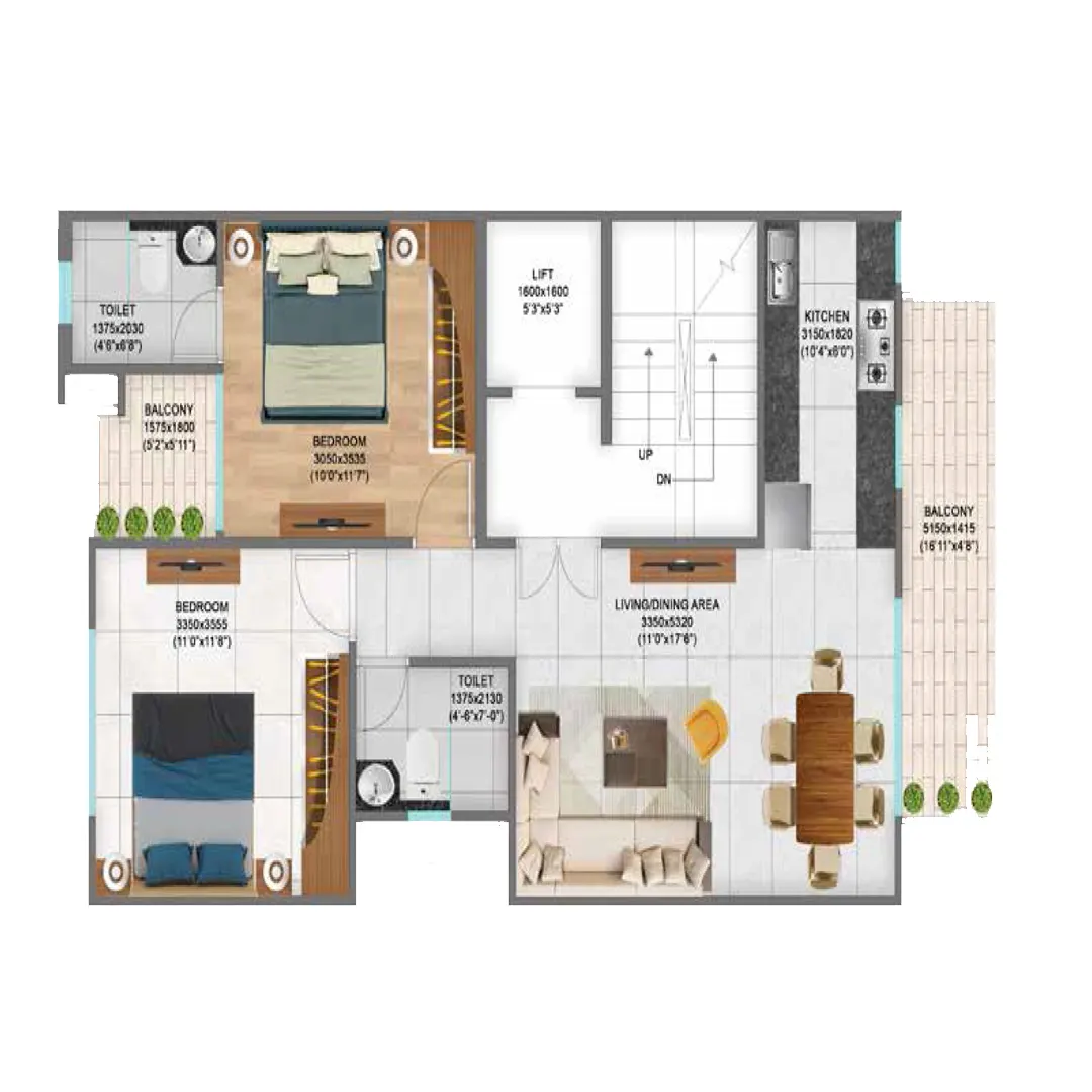 2BHK