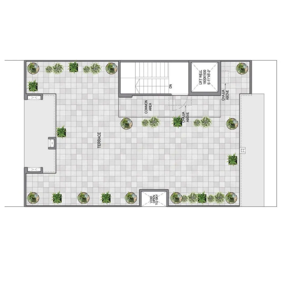 3BHK + 3TOILET