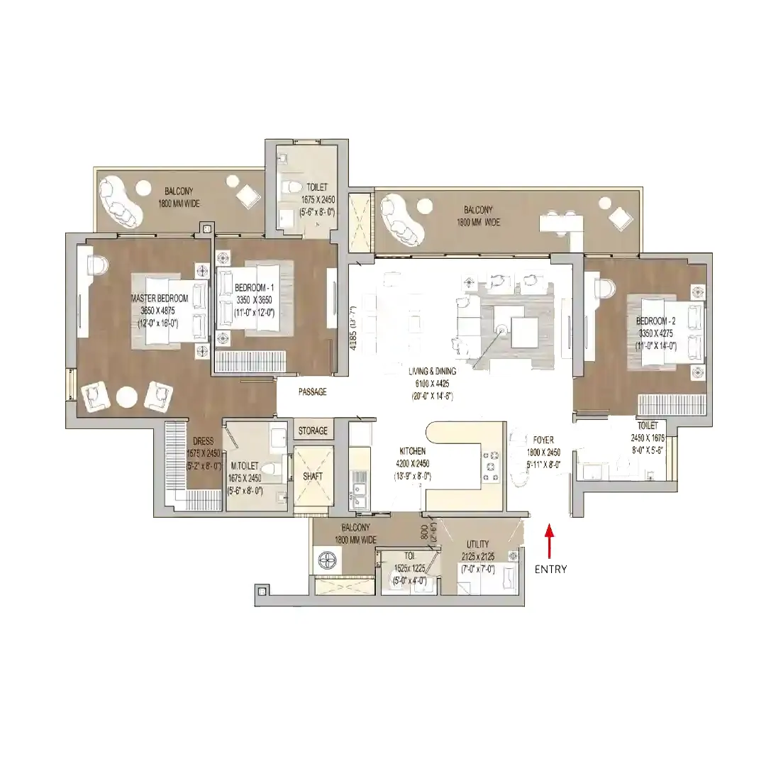 3BHK