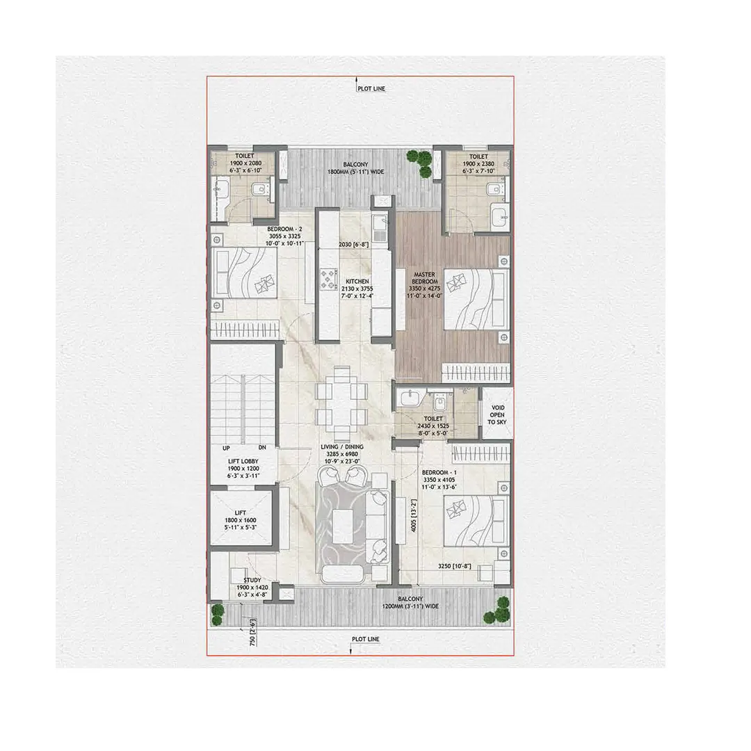 3BHK