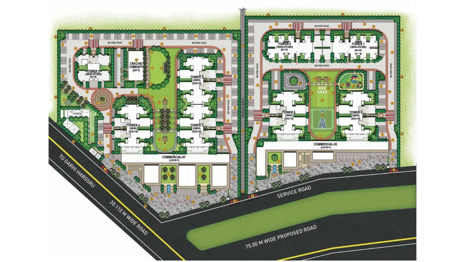 Signature Global Imperial 88A master plan