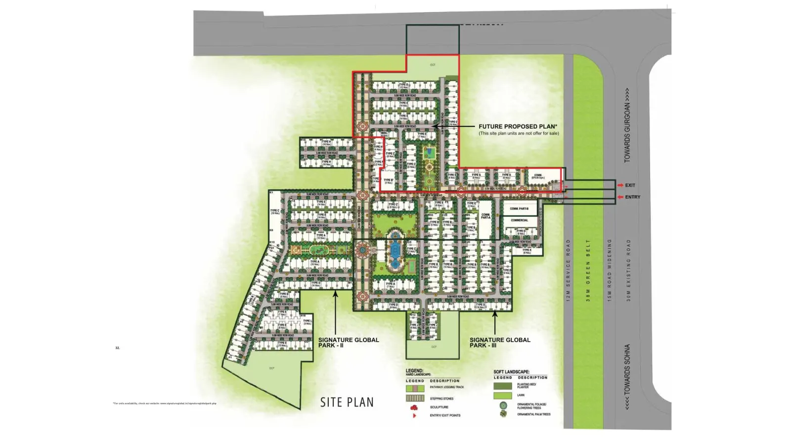 Signature Global Park 2 & 3 master plan