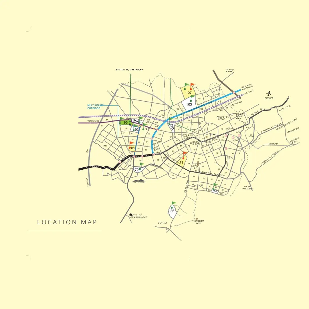 Signature Global Superbia location map