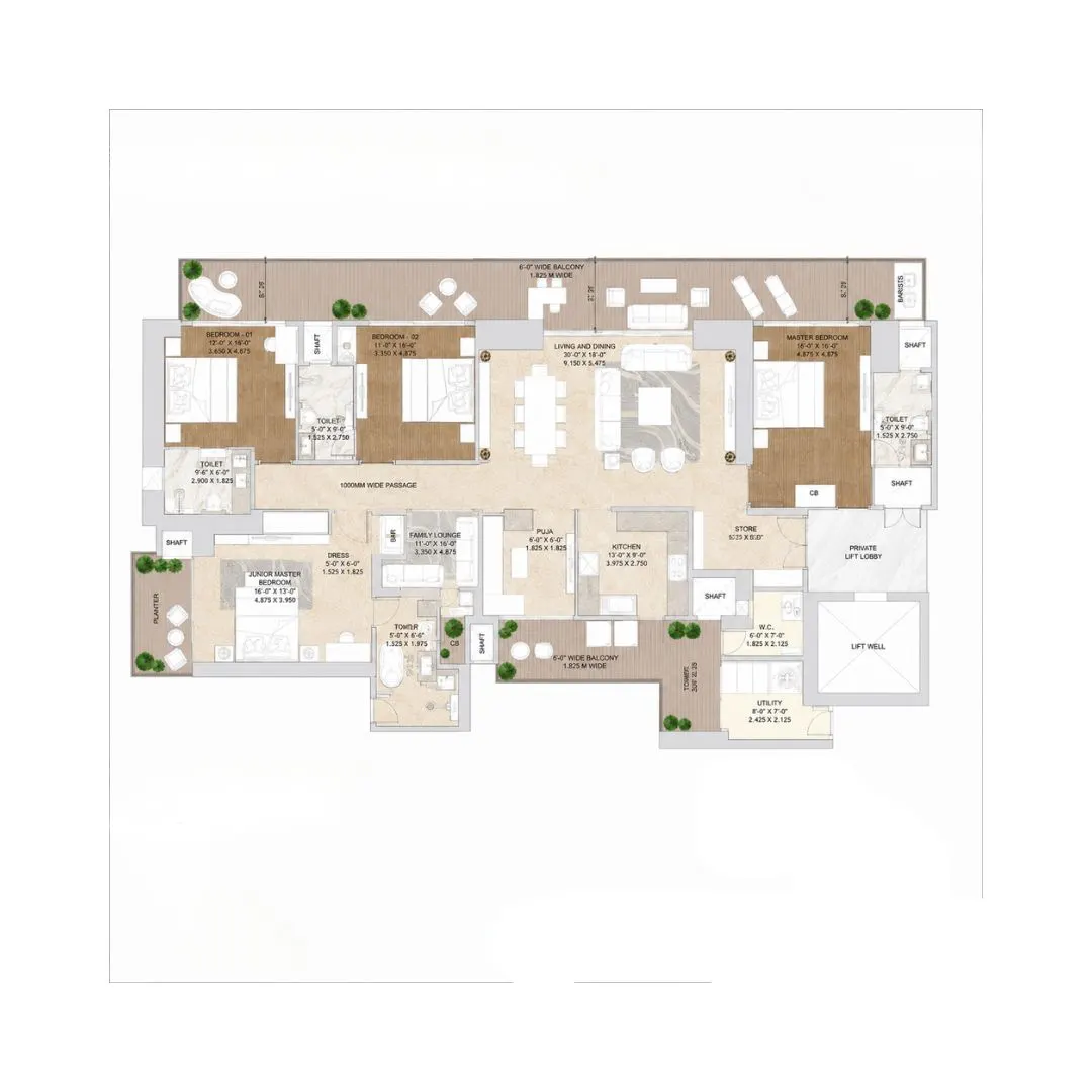 4.5 BHK